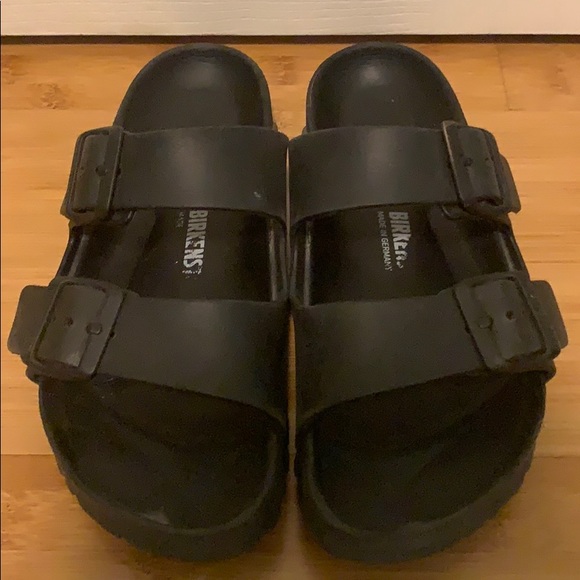 black waterproof birkenstocks